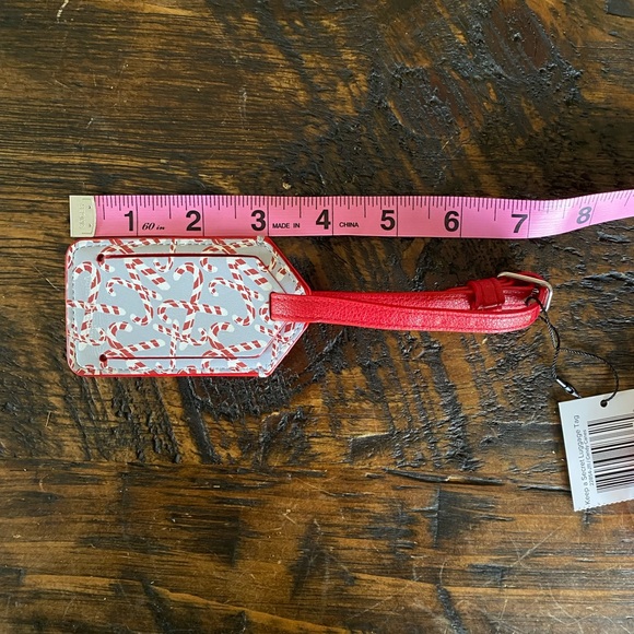 Vera Bradley Keep a Secret Luggage Tag Candy Canes New With Tags - Picture 9 of 9